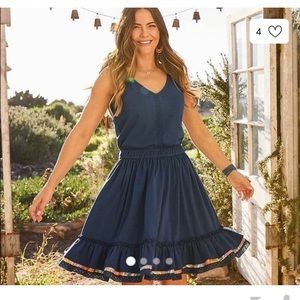 Matilda Jane size XS NWT navy Swing Time dress